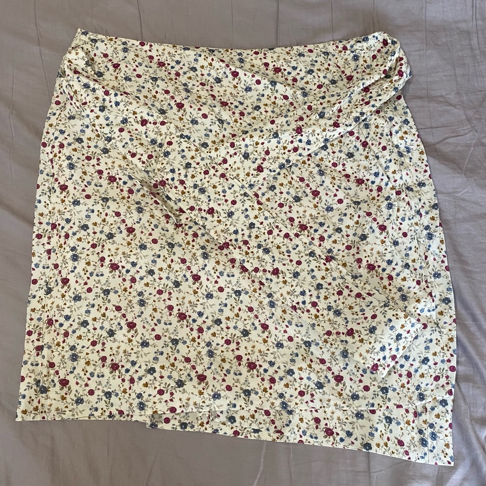 Sézane Lola Wrap Skirt in Song of Summer Style, Size 12 NWT